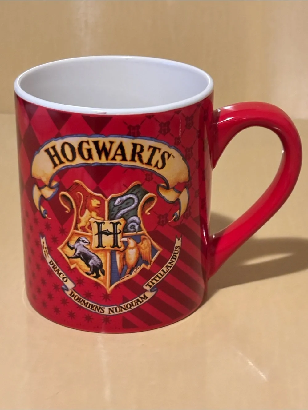Harry Potter Hogwarts Red Orange Ceramic Mug